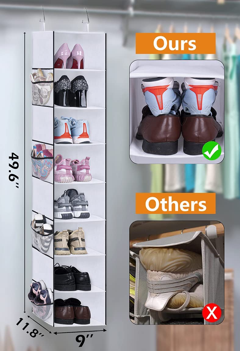 8 Shelf Hanging Closet Organizer