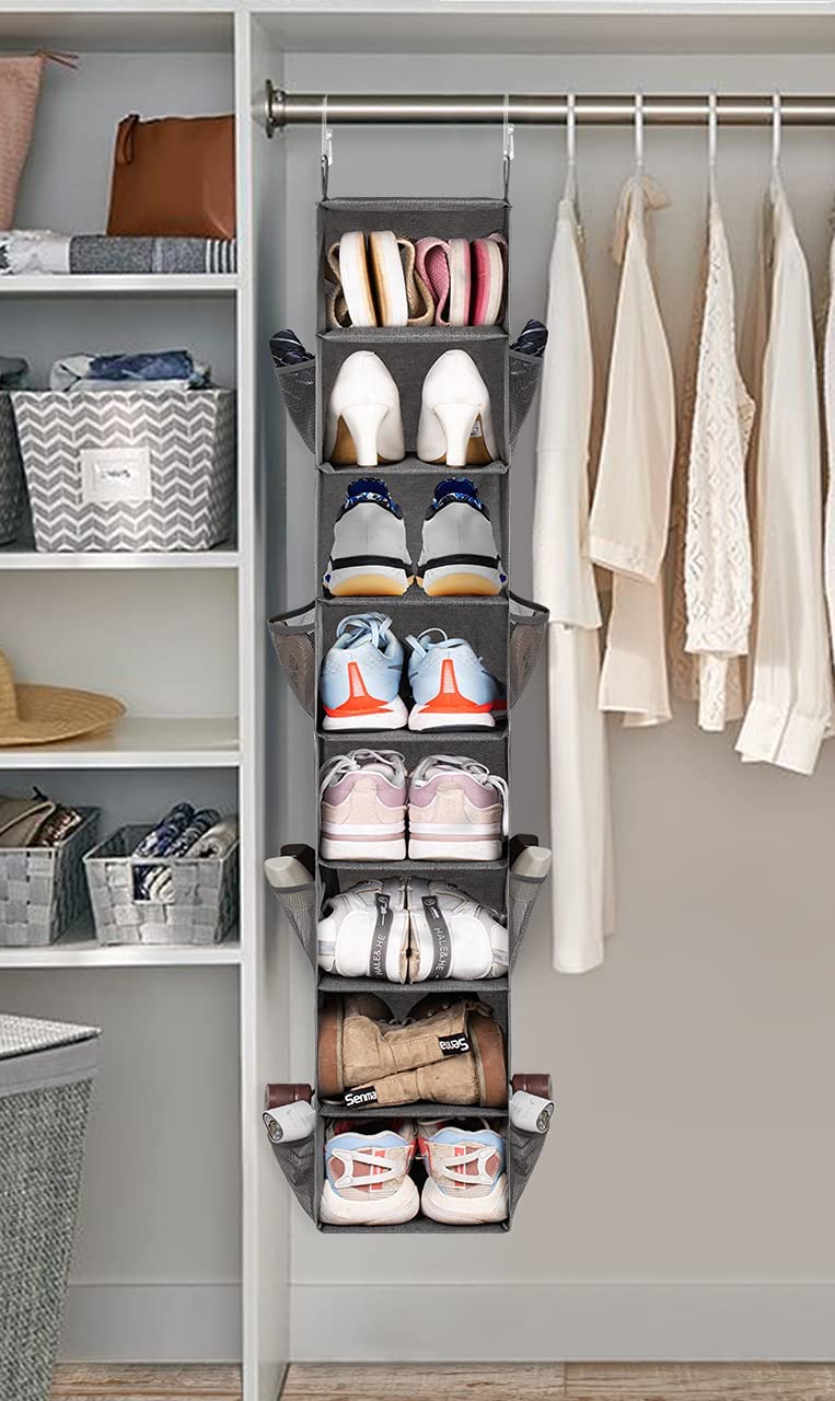 8-Shelf Hanging Shoe Organizer