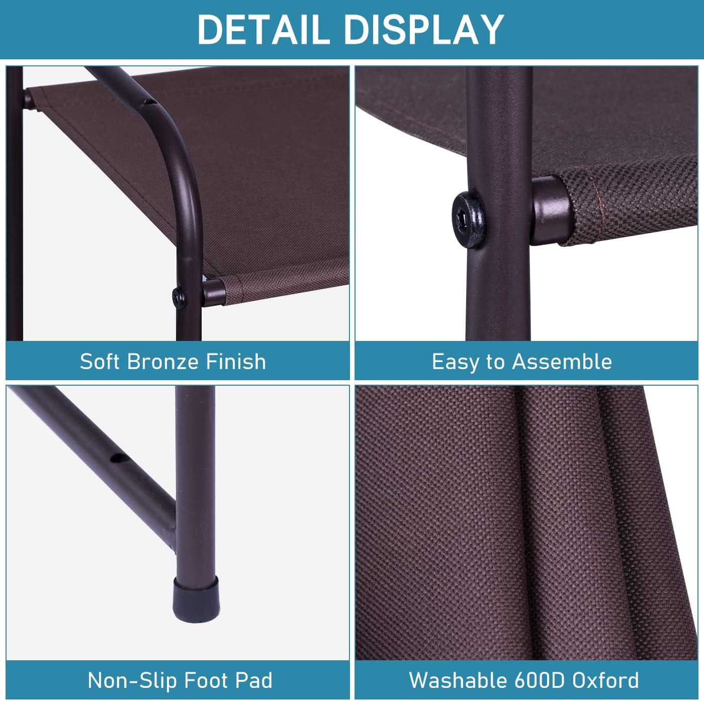 KIMBORA 6 Tier Long Shoe Rack Bronze