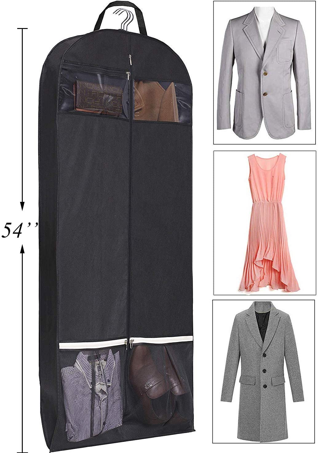 54" Trifold Dress Garment Bags