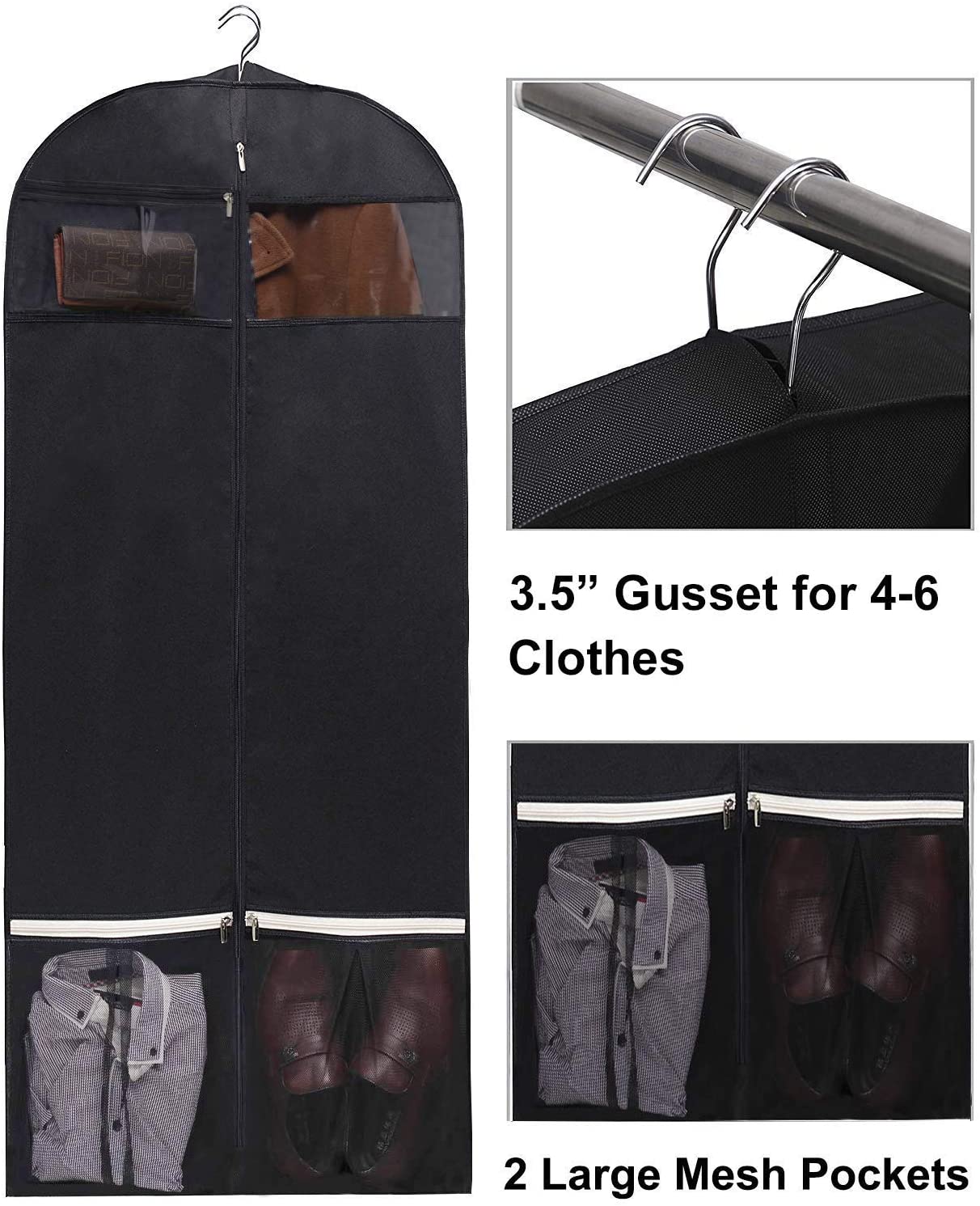 54" Trifold Dress Garment Bags