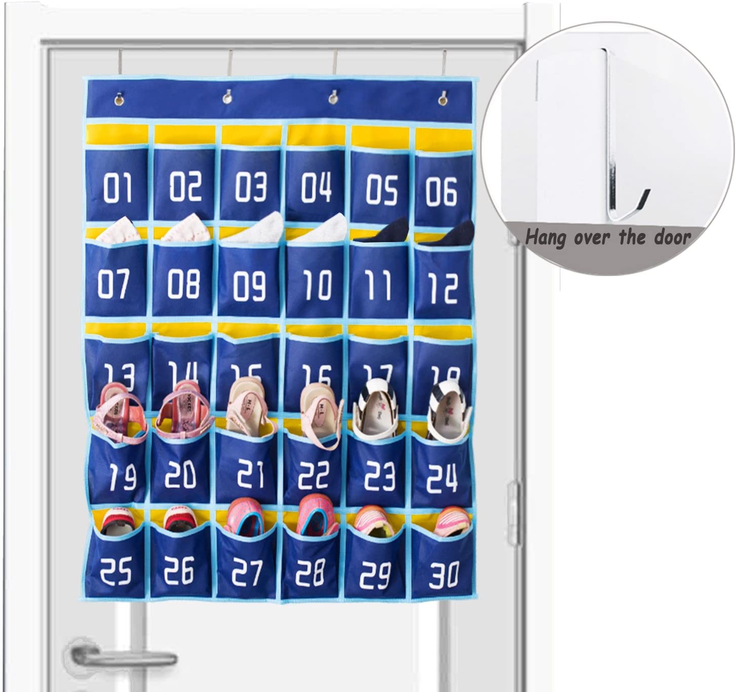 Numbered Pocket Chart Classroom Organizer