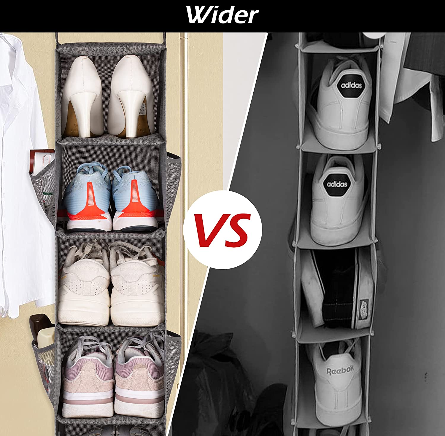 8-Shelf Hanging Shoe Organizer