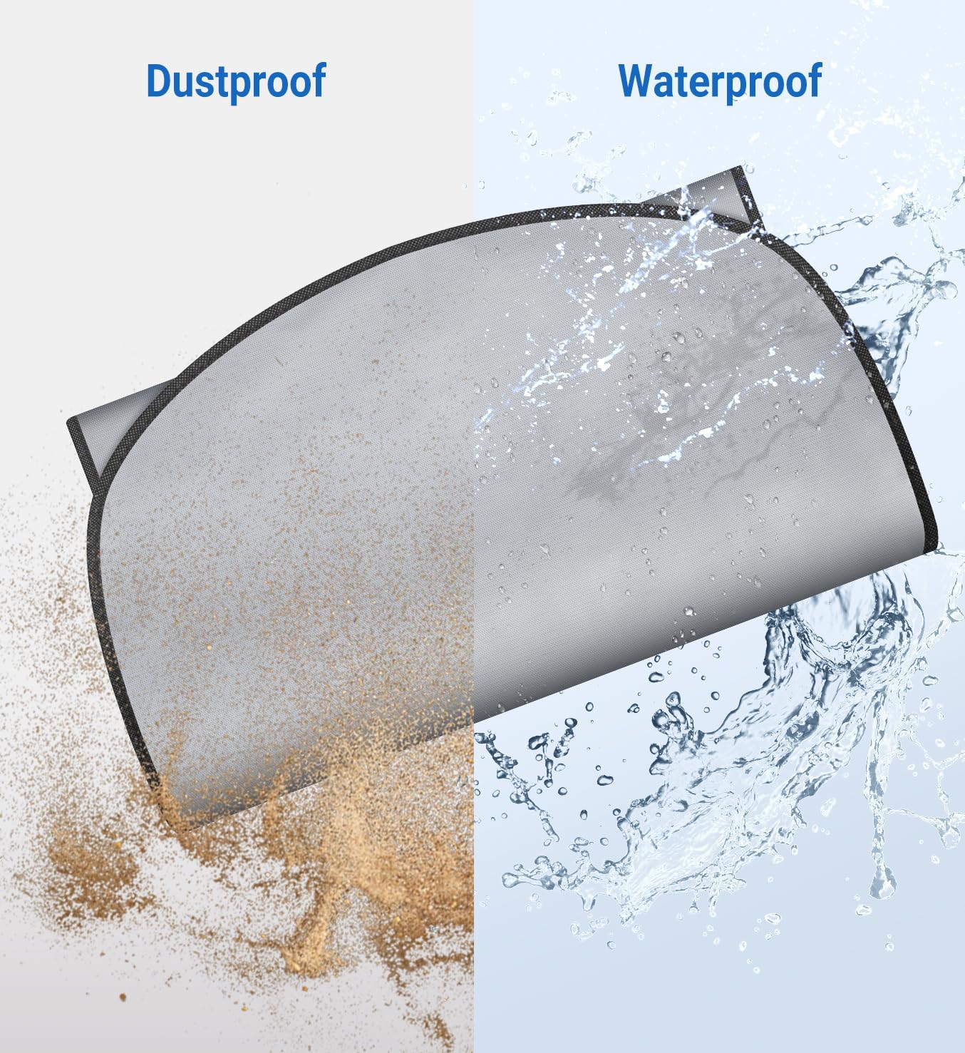 KIMBORA 6" Gusseted Garment Bags for Hanging Clothes, 40" Suit Bags for Closet Storage (Grey, 3 Packs)