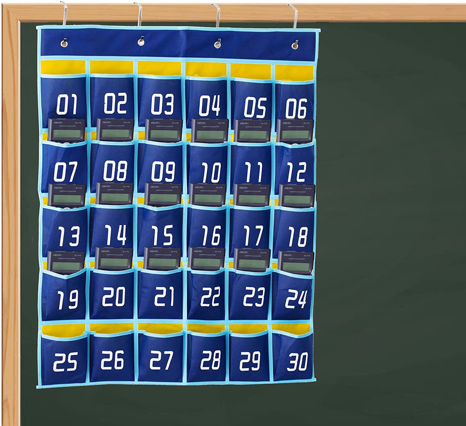 Numbered Pocket Chart Classroom Organizer