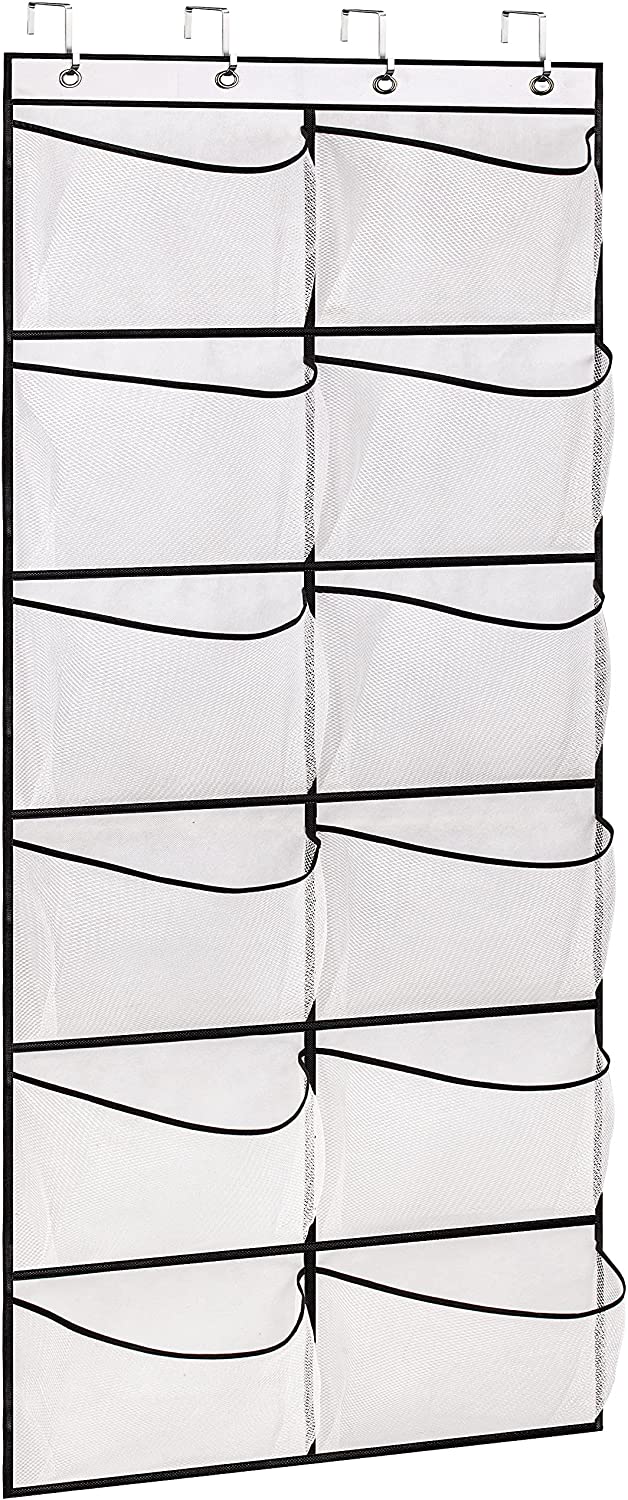 12 Mesh Pockets Hanging Shoe Organizer