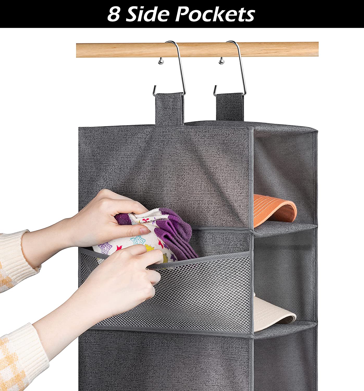 8-Shelf Hanging Shoe Organizer