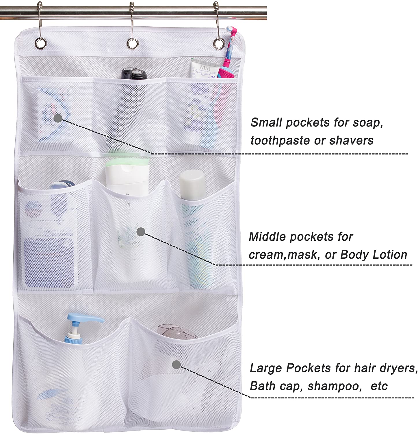 Mesh Shower Organizer