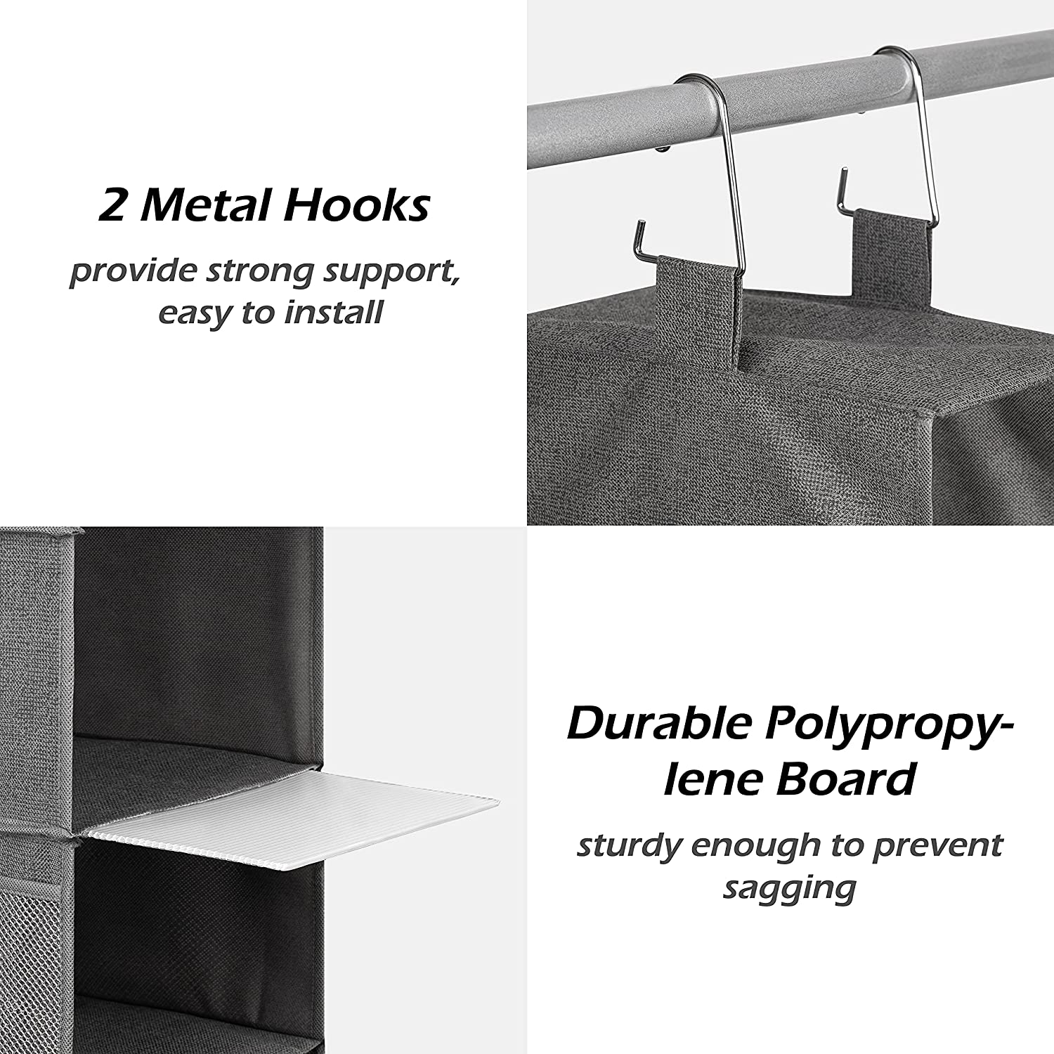 8-Shelf Hanging Shoe Organizer