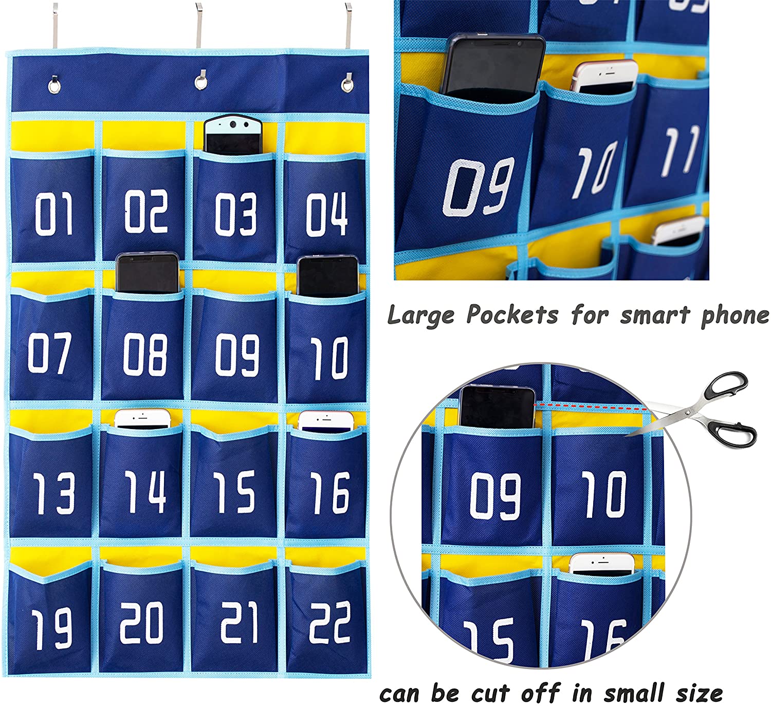 Numbered Pocket Chart Classroom Organizer