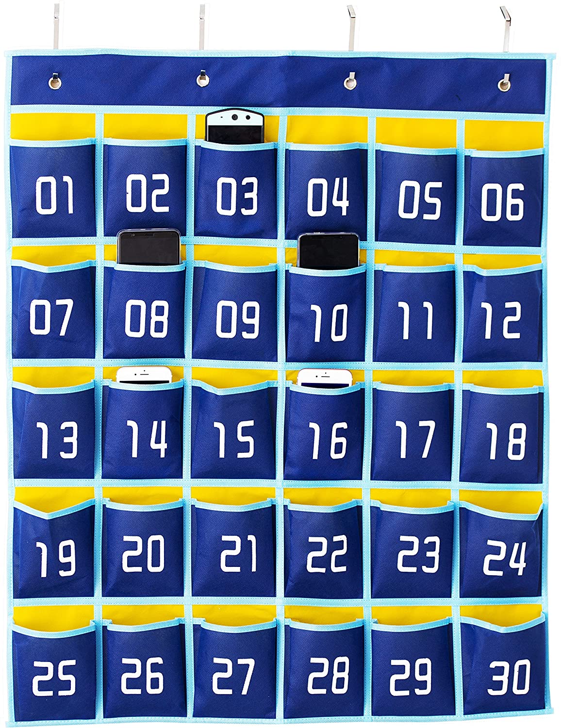 Numbered Pocket Chart Classroom Organizer